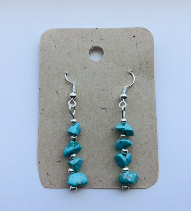 Turquoise Stone Earrings