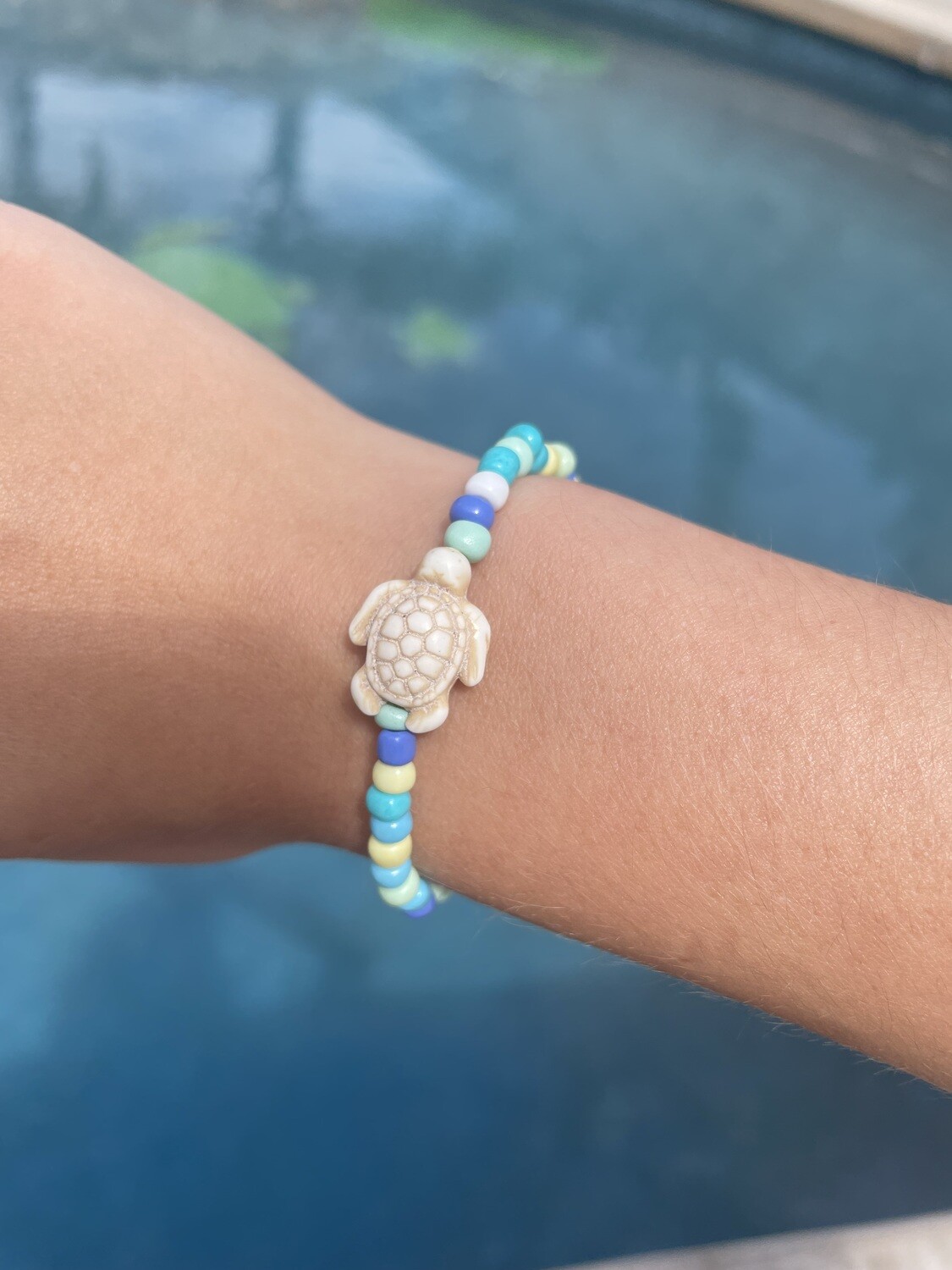 Teal Turtle Bracelet