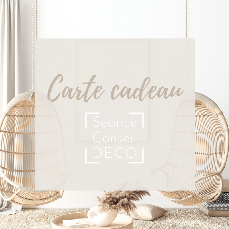 Séance conseil déco - carte cadeau
