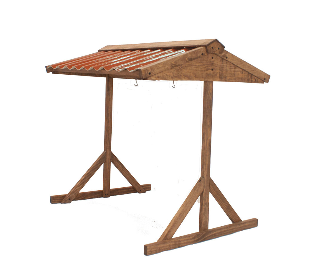 Wood Food & Water Shelter - Large