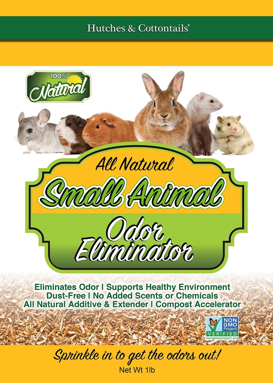 Hutches & Cottontails™  All Natural Odor Eliminator Hutch Flakes - 1 lb. Bag