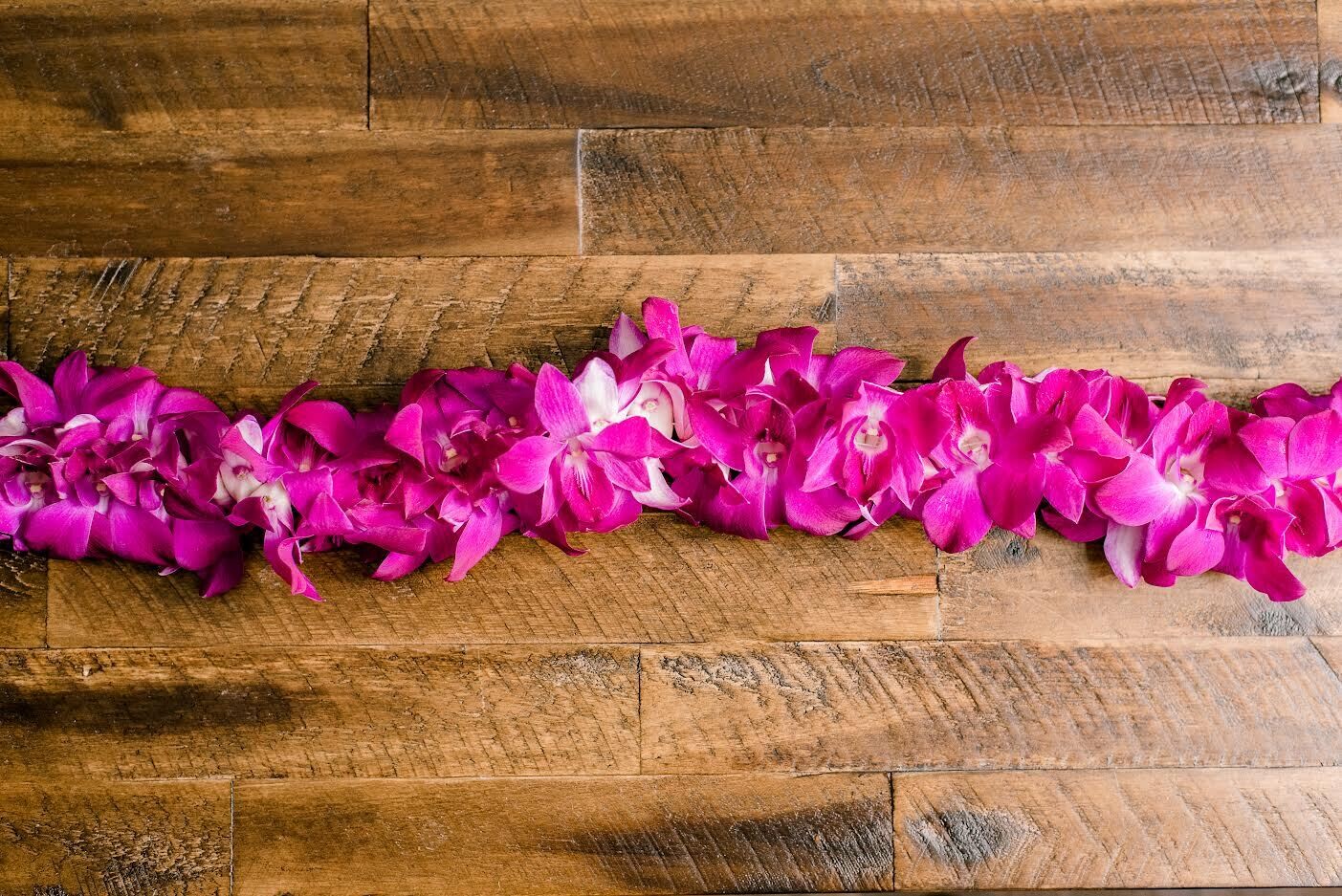 Purple Orchid Garland