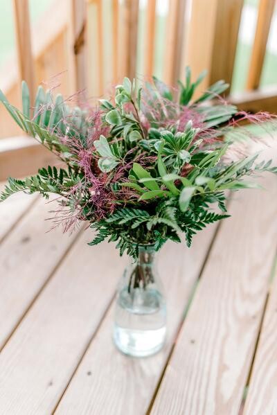 Bouquet Pink and Greens
