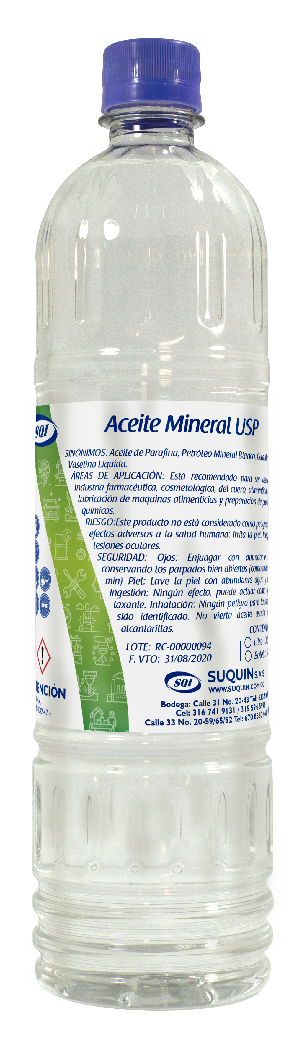Aceite Blanco Mineral (Farmol 22)