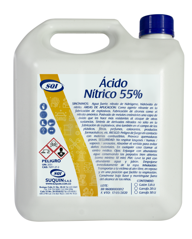 Ácido Nítrico 55%