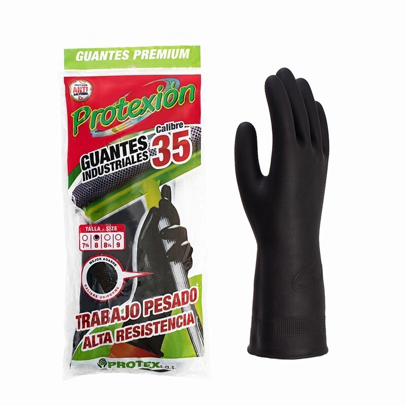 Guante Industrial Bicolor C-35