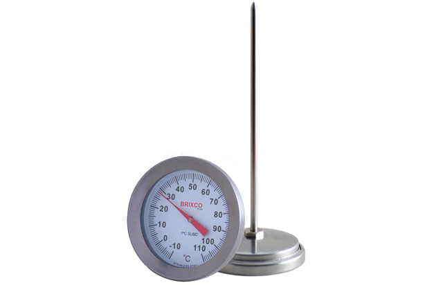 Termómetro Bimetálico 2X5″, -10+110°C