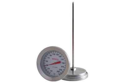 Termómetro Bimetálico 2X5″, -10+250°C