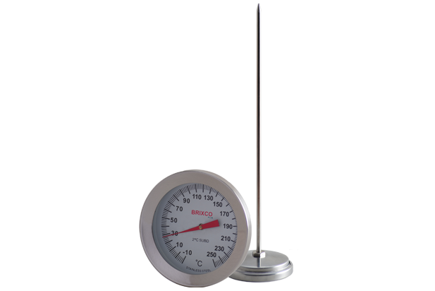 Termómetro Bimetálico 2X8″, -10+250°C