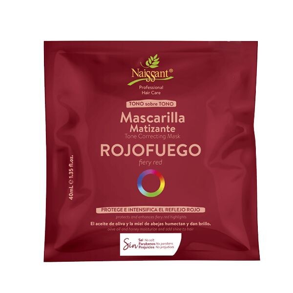 Mascarilla Matizante Rojo Fuego Sobre x 40ml