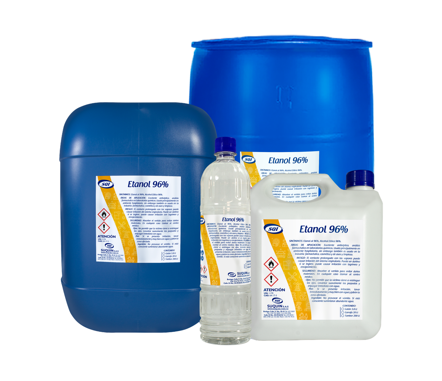 Etanol Alcohol Industrial 96%
