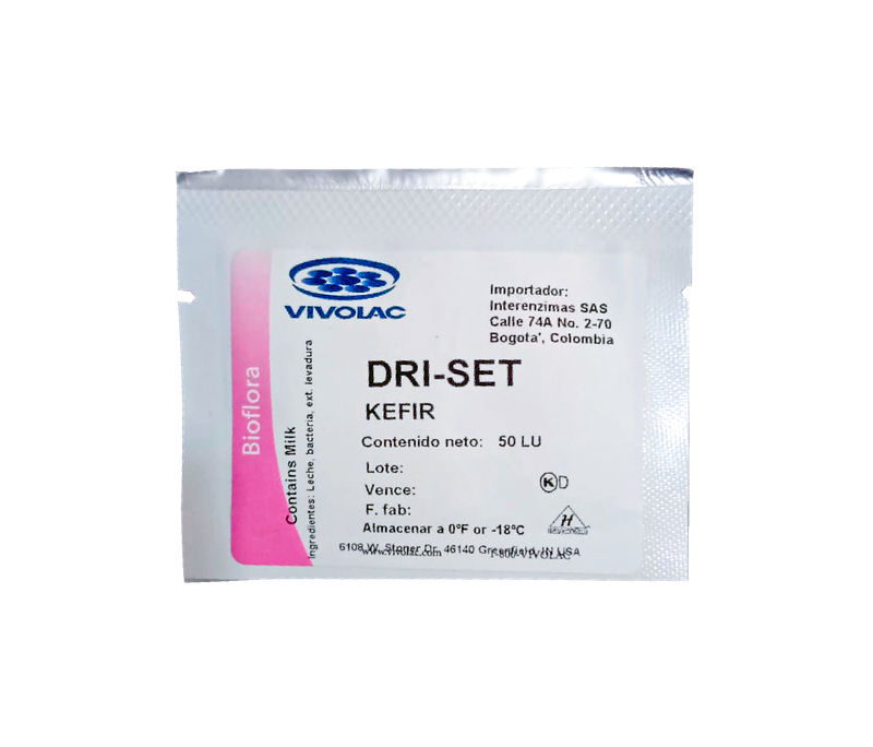 Cultivo Kefir DRI - Set 50 LT
