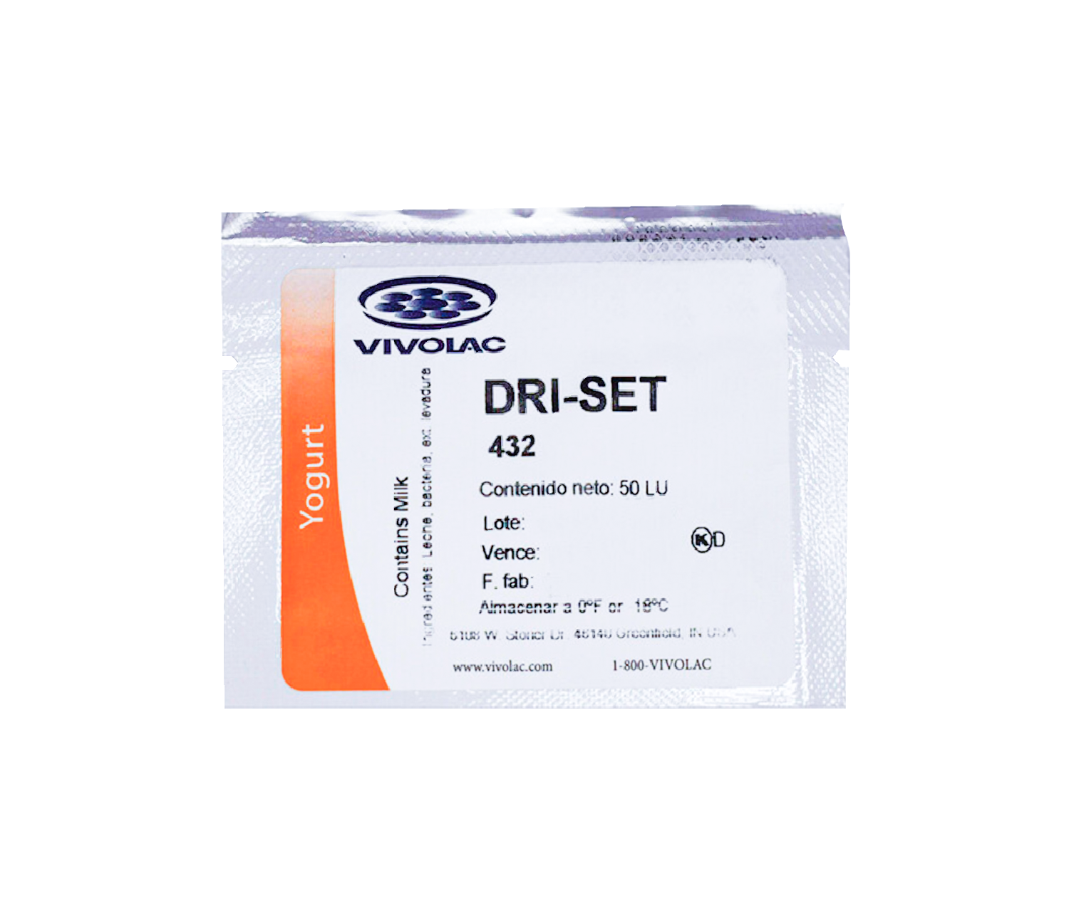 Cultivo Yogurt  DRI-SET  5 LU