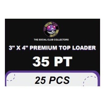 Standard 35pt Top Loaders - 25pc Pack .