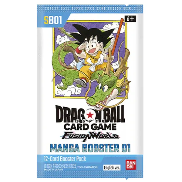 Dragon Ball Super Card Game - Fusion World - Manga Booster [SB-01] Booster Pack