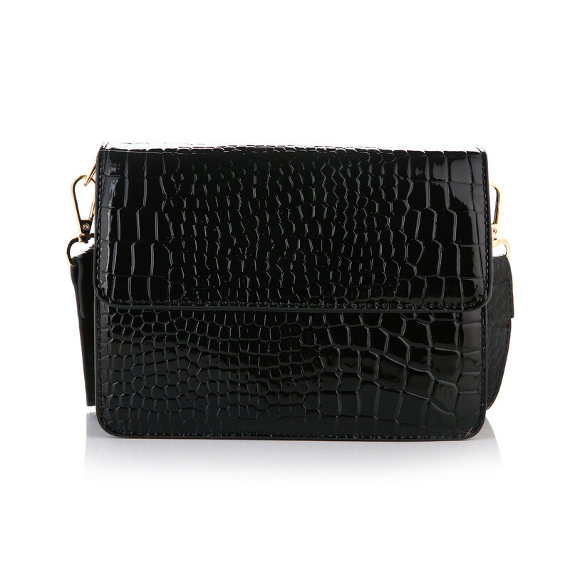 Schoudertas Croco Leer Schoudertas Croco Leer
