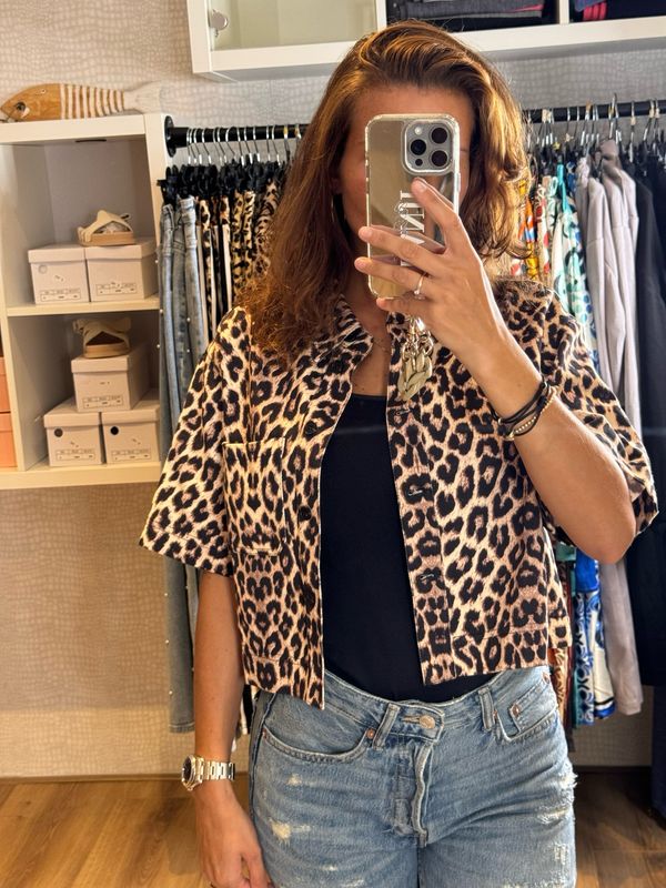 Leopard Blazer