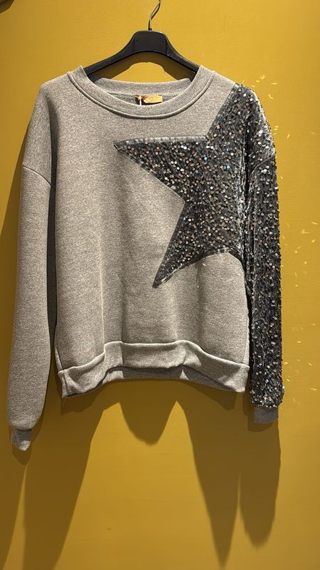 Glitter star sweater