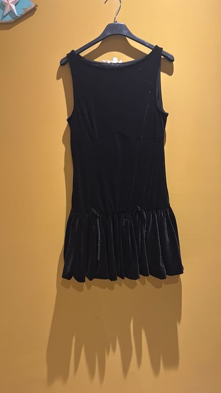 Velvet black dress Velvet black dress