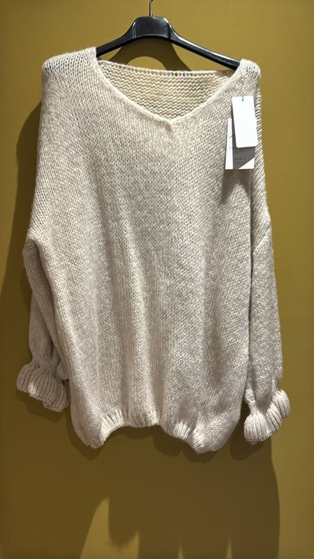 Oversized sweater met sjaal Oversized sweater met sjaal