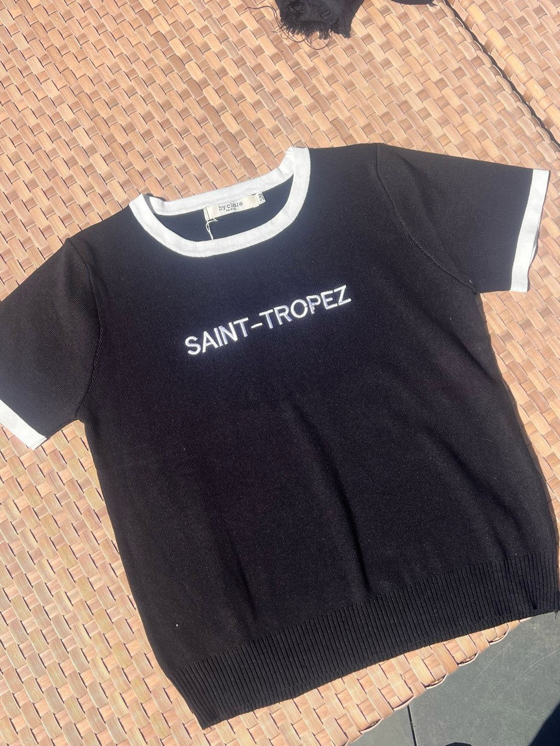 St.Tropez shirt zwart