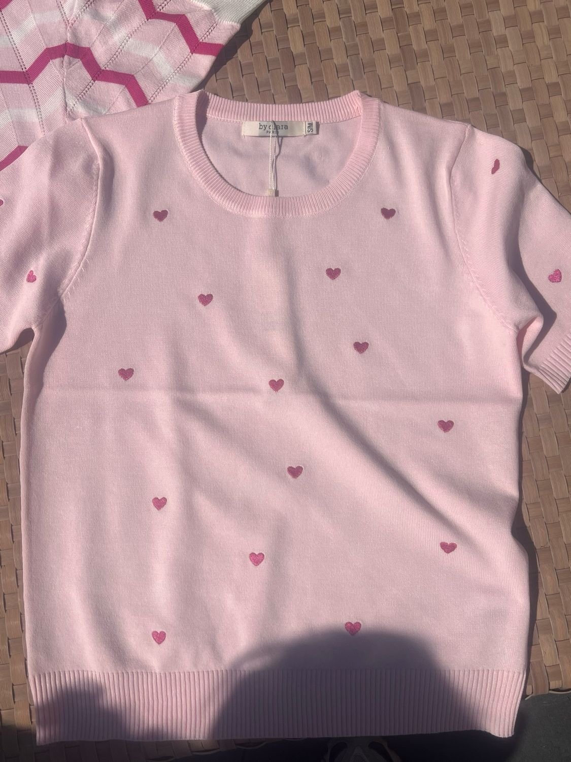Love shirt roze