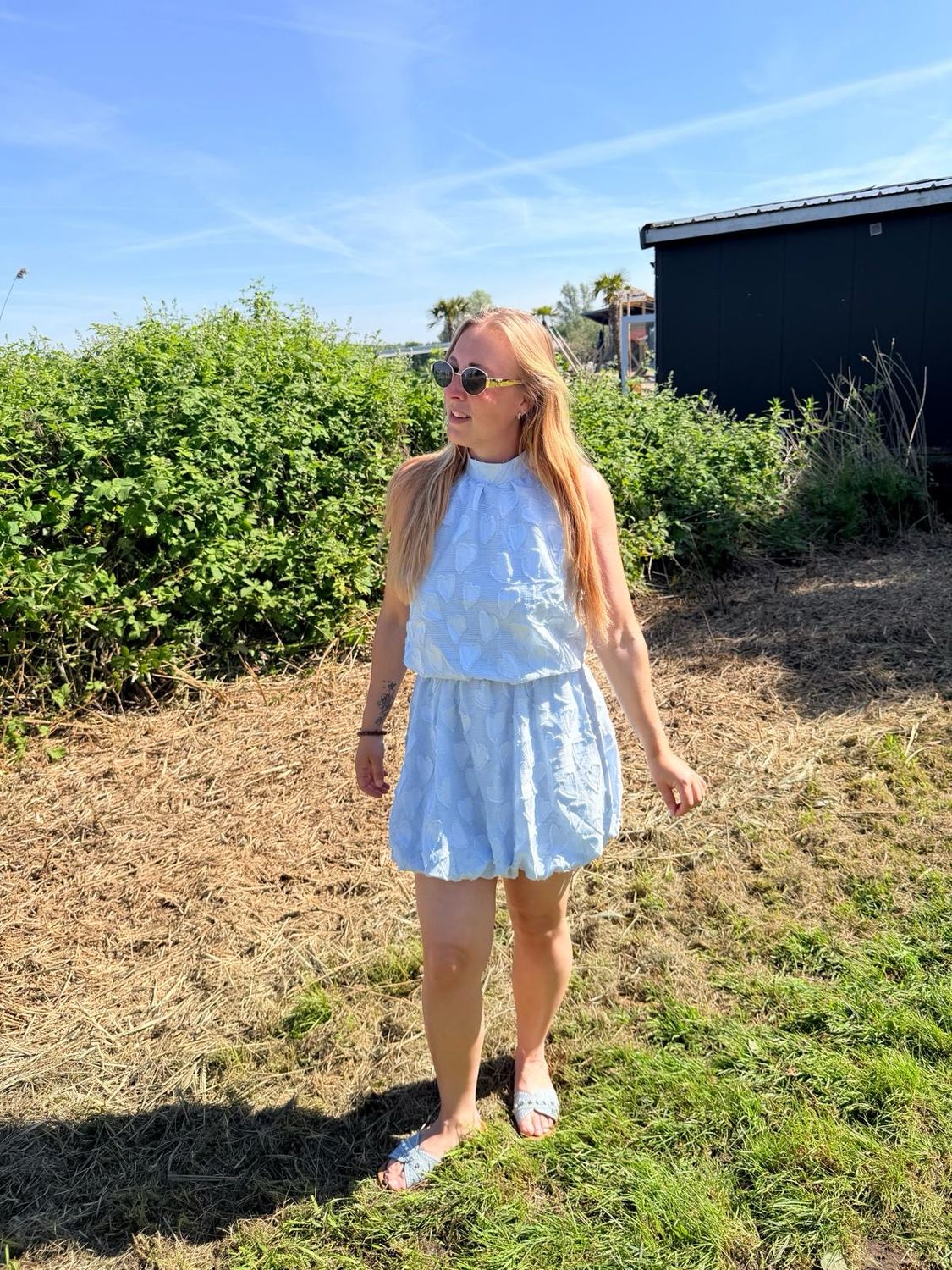 Balloon hearts dress