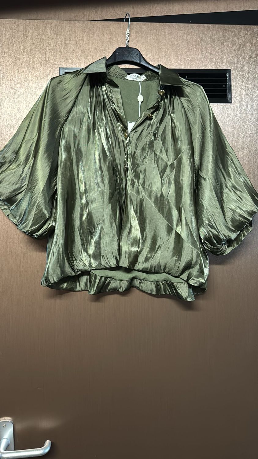 Glanzende blouse