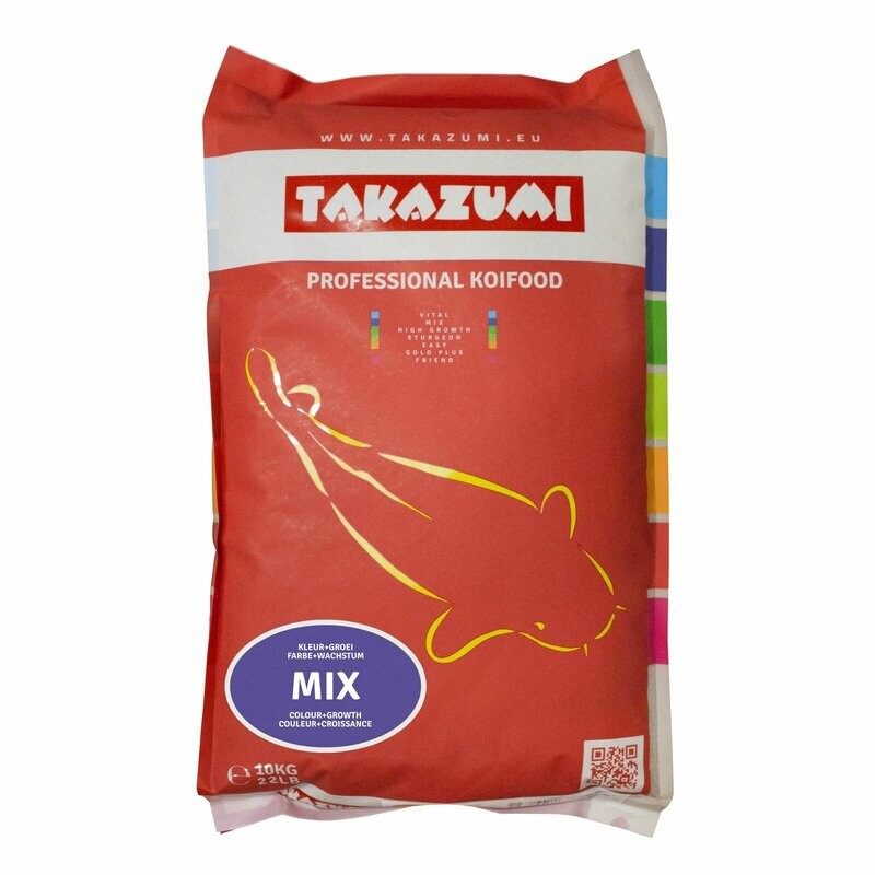 Takazumi, Mix, Koifutter, 5mm 10Kg Takazumi, Mix, Koifutter, 5mm 10Kg