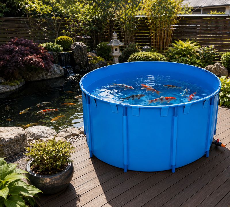 Hochwertiges Hälterungs- & Aufzuchtbecken für Koi und Zierfische, 4550 Liter Hochwertiges Hälterungs- & Aufzuchtbecken für Koi und Zierfische, 4550 Liter