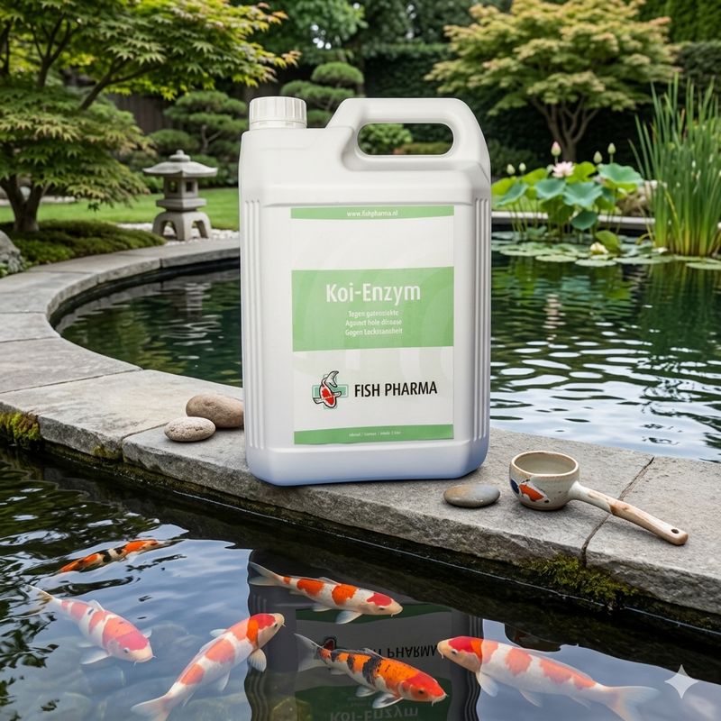 Fish Pharma Koi Enzym gegen Lochkrankheit, gegen bakterielle Infektion