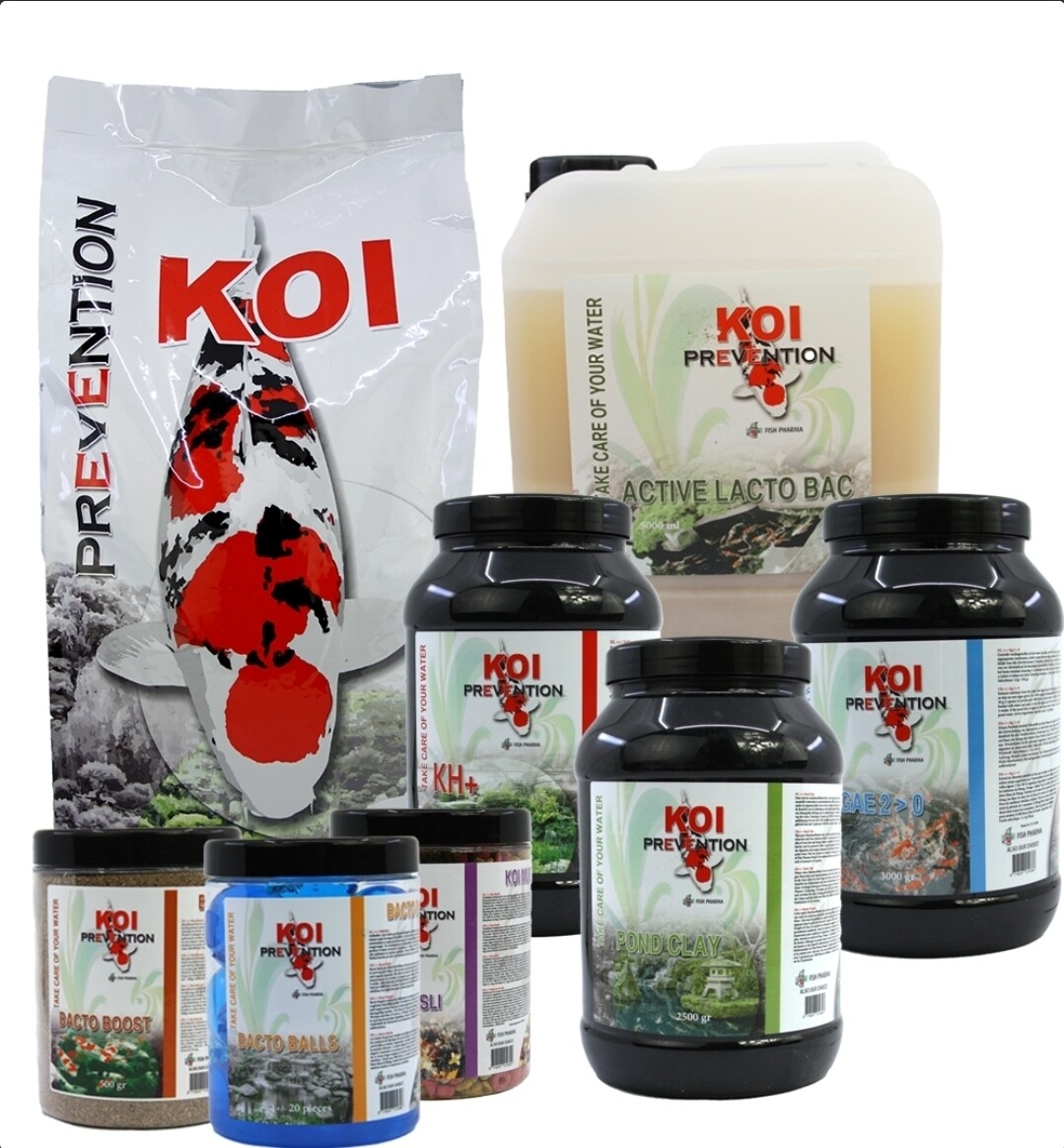 Koi Gesamtpaket Gesundheit, Futter, Teichbakterien uvm. Fish Pharma