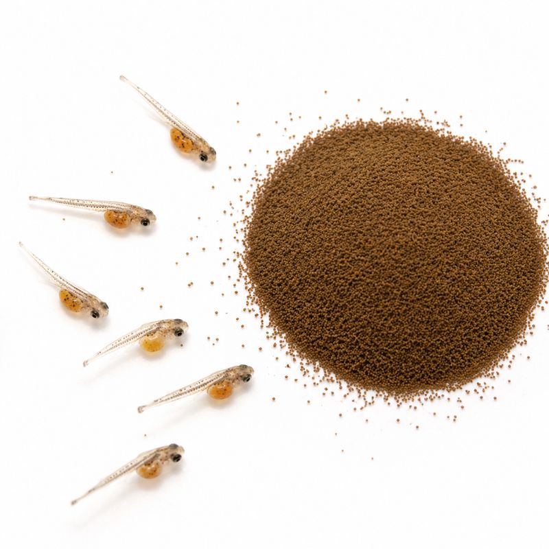 1 Kg Koi-Brutfutter, Aufzuchtfutter, Staubfutter 0,5 mm 1 Kg Koi-Brutfutter, Aufzuchtfutter, Staubfutter 0,5 mm