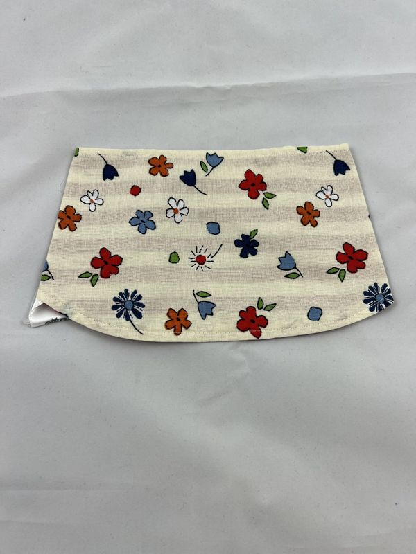 Halstuch beige mit Blumen gr. L Halstuch beige mit Blumen gr. L