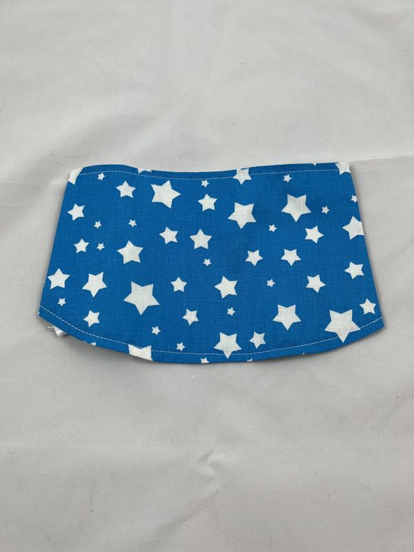 Halstuch blau mit Sternen gr. M Halstuch blau mit Sternen gr. M