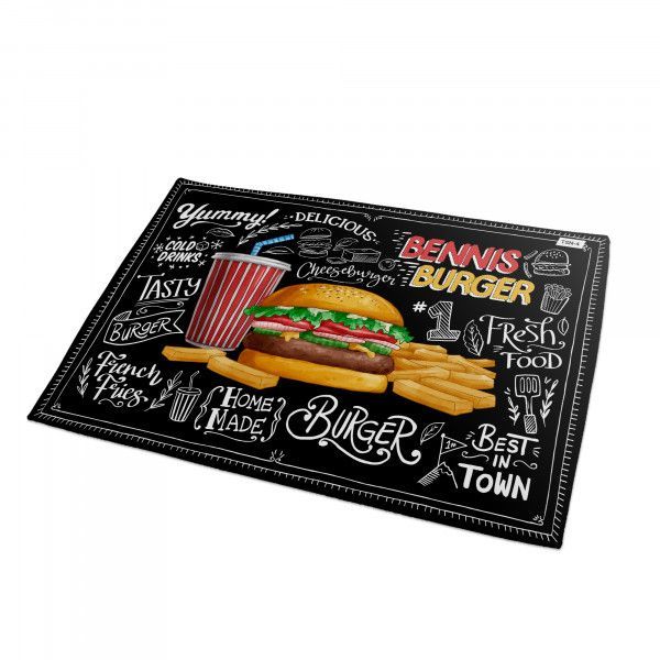 Thekenmatte mit Gummirückseite 390 x 250 mm Thekenmatte mit Gummirückseite 390 x 250 mm