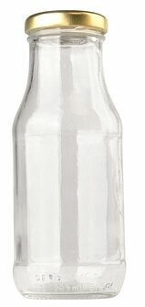 Sapfles / Sausfles / Smoothie Fles - Glas - 250ml