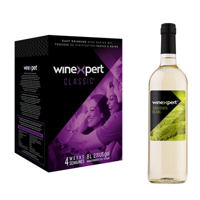 Winexepert Classic Sauvignon Blanc wijnpakket voor 4,5L wijn.