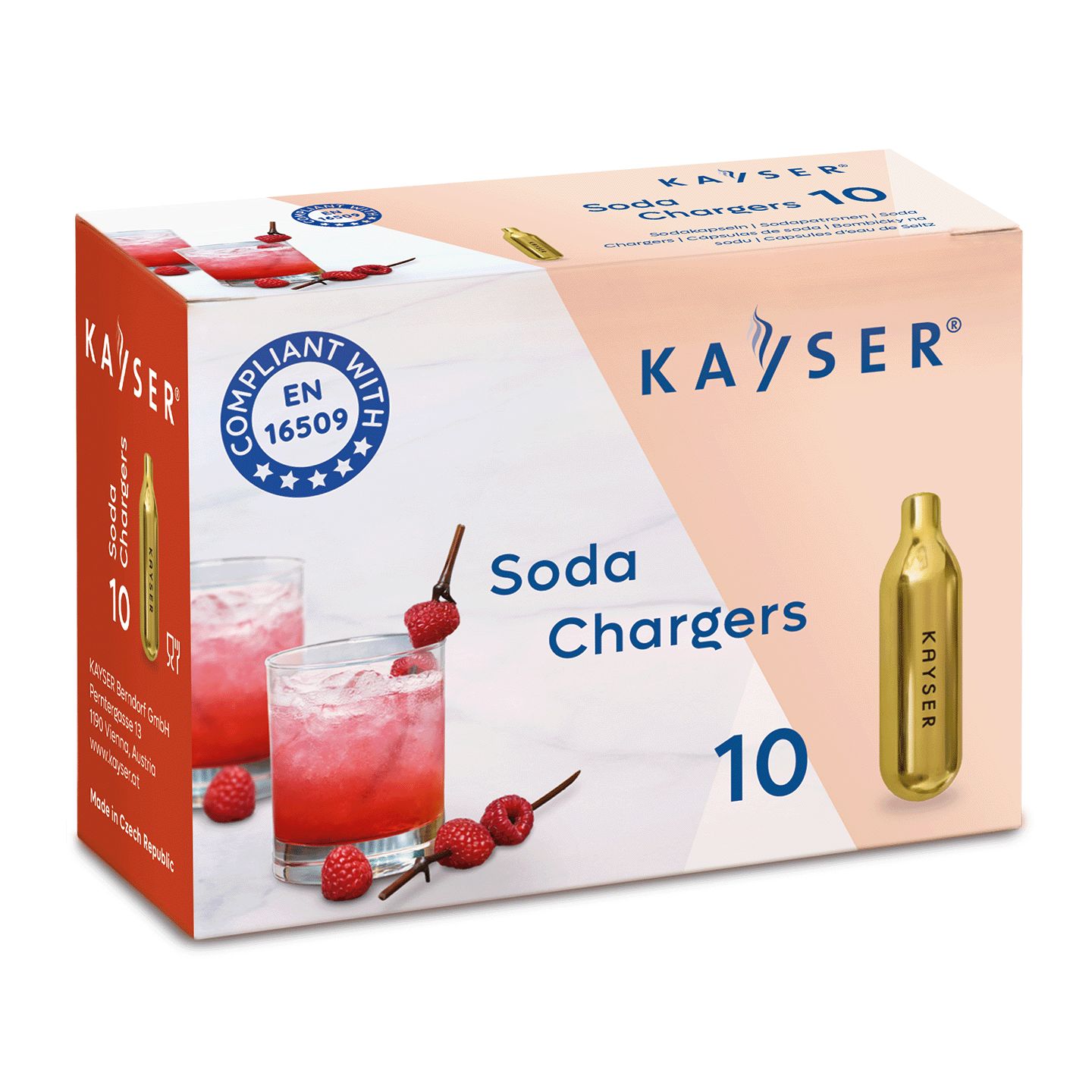 CO2 patronen - 8 g - voordeelverpakking - 10 stuks - luchtpatroon