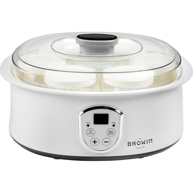 yoghurtmaker met 7  potjes ( beschadigde verpakking)