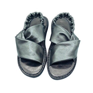Modern Leather Slide Sandals