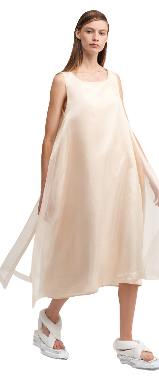 Ethereal Sleeveless A-Line Dress