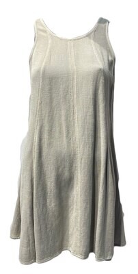 Textured Sleeveless Dress – Chic Layered Silhouette Textured Sleeveless Dress – Chic Layered Silhouette