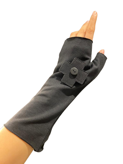 Fingerless Arm Warmer Gloves – Edgy A-Sleeve Design