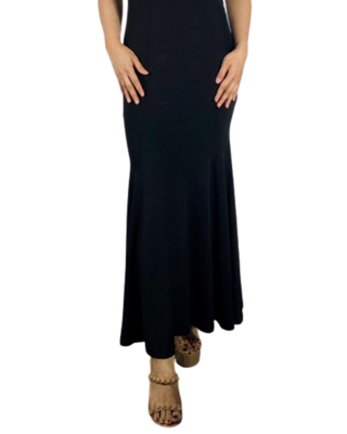 Convertible Maxi Skirt/Dress with Flared Hem