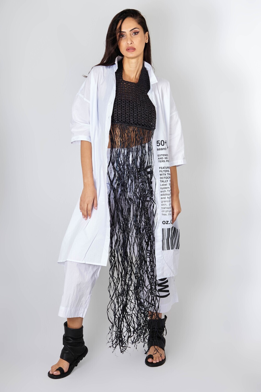 Handwoven Fringe Statement Necklace – Boho Artisanal Accent