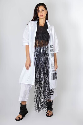 Handwoven Fringe Statement Necklace