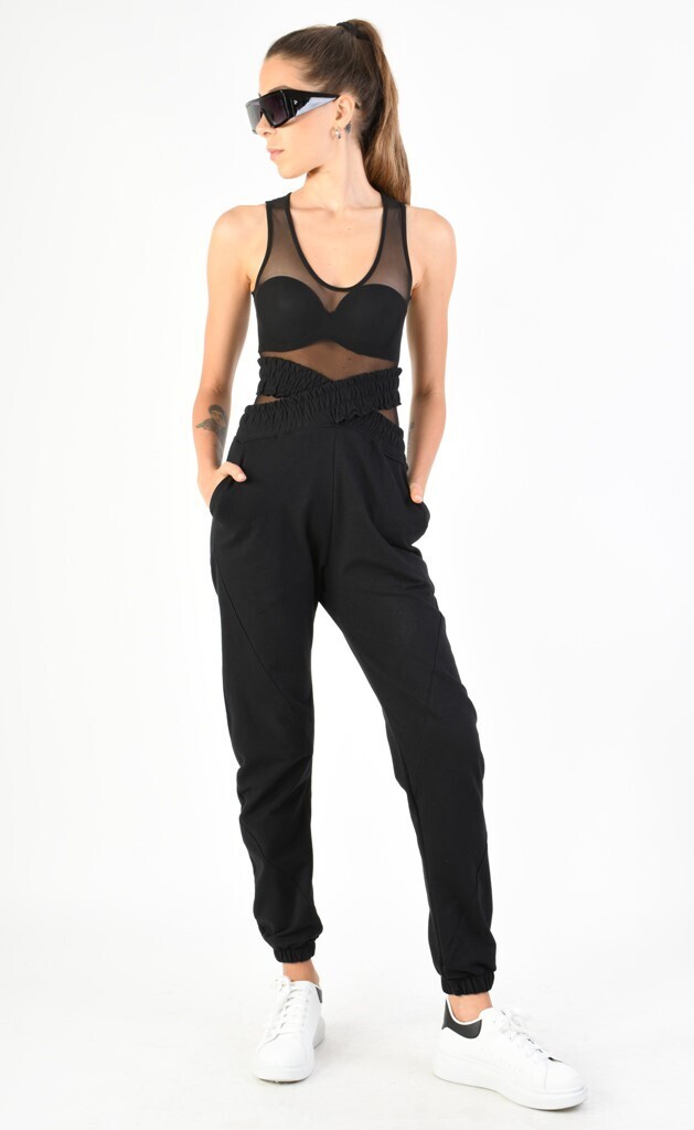 Ruched Waist Joggers