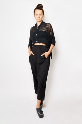 Modular Knitted Button-Up Shrug