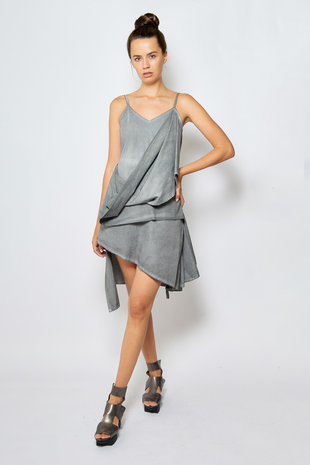 Draped Mini Dress